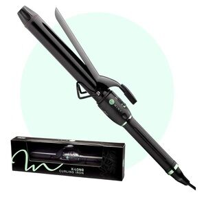 Mint Professional 1.25” extra long ceramic curling iron - NEW in box